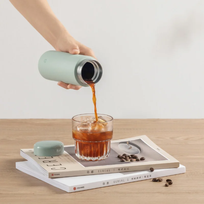 شاومي Mijia-المحمولة الفولاذ المقاوم للصدأ معزول زجاجة ماء ، الترمس خفيفة الوزن ، كوب ماء ، 350 مللي ، يصلح للرياضة ، التخييم ، السفر ، جديد