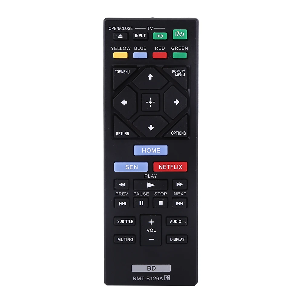 1 unidad nuevo y elegante RMT-B126A Control remoto negro controlador de repuesto para Sony Blu Ray controlador Universal