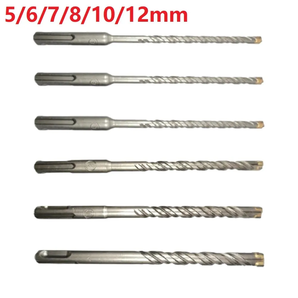 効率的な穴あけソリューション SDS PLUS 互換ドリルビットは 512mm で、精密なクロスチップを備えています。