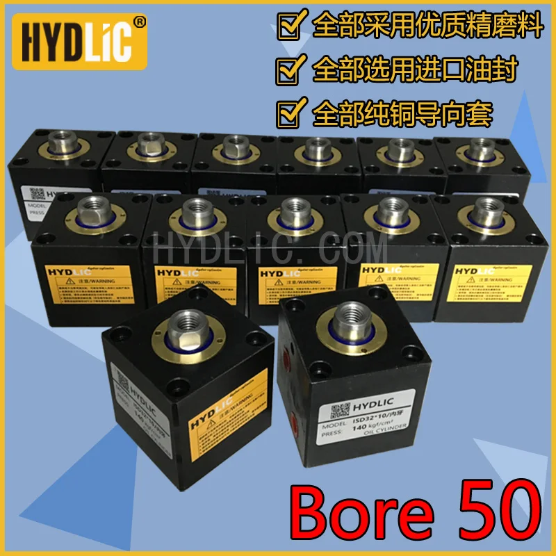 Bore:50mm CX-SD thin hydraulic cylinder JOB/ISD/ILA/CX-LA square oil cylinder vertical installation