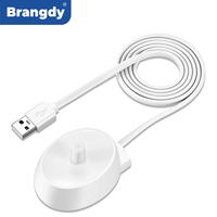 Brangdy USB Charger Fit for Oral B Electric Toothbrush Safe & Reliable Waterproof Inductive Charging Base for Travel