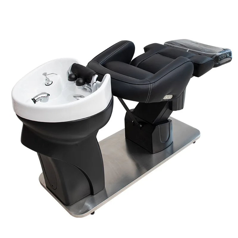 

Barber shop, shampoo bed, hair salon, dedicated, semi-reclining, ceramic basin