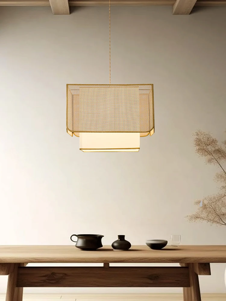 

New Chinese Style Wooden Style Japanese Retro Restaurant Lamp Tea Table Decoration Tea Table Shop Wabi Sabi Song Dynasty Lamps