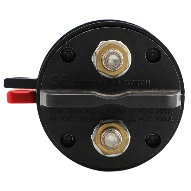 300A 12V Battery Master Switch 75920 SPST On/Off Cole Hersee Isolator Lockable Master Disconnect Switch