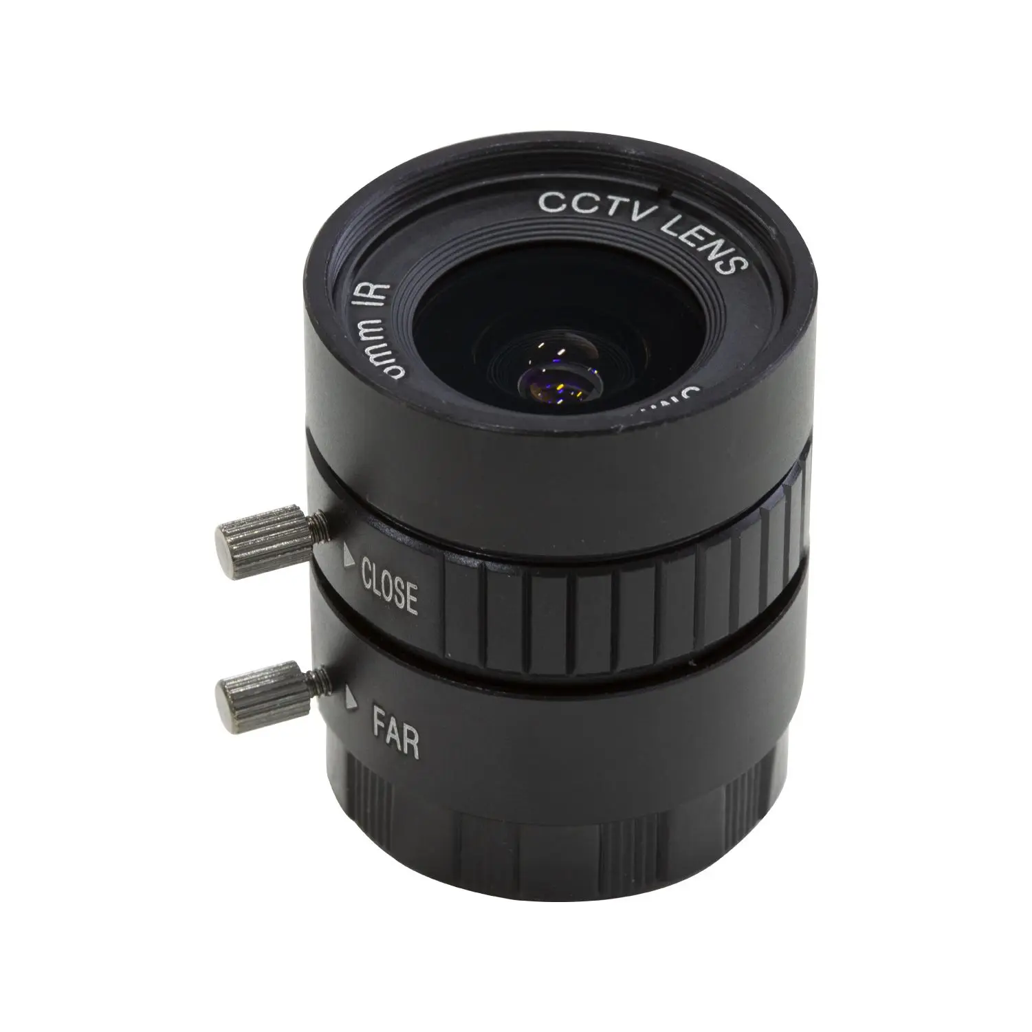 

Arducam Lens for Raspberry Pi HQ Camera, Wide Angle CS-Mount Lens, 6mm Focal Length with Manual Focus and Adjustable Aperture