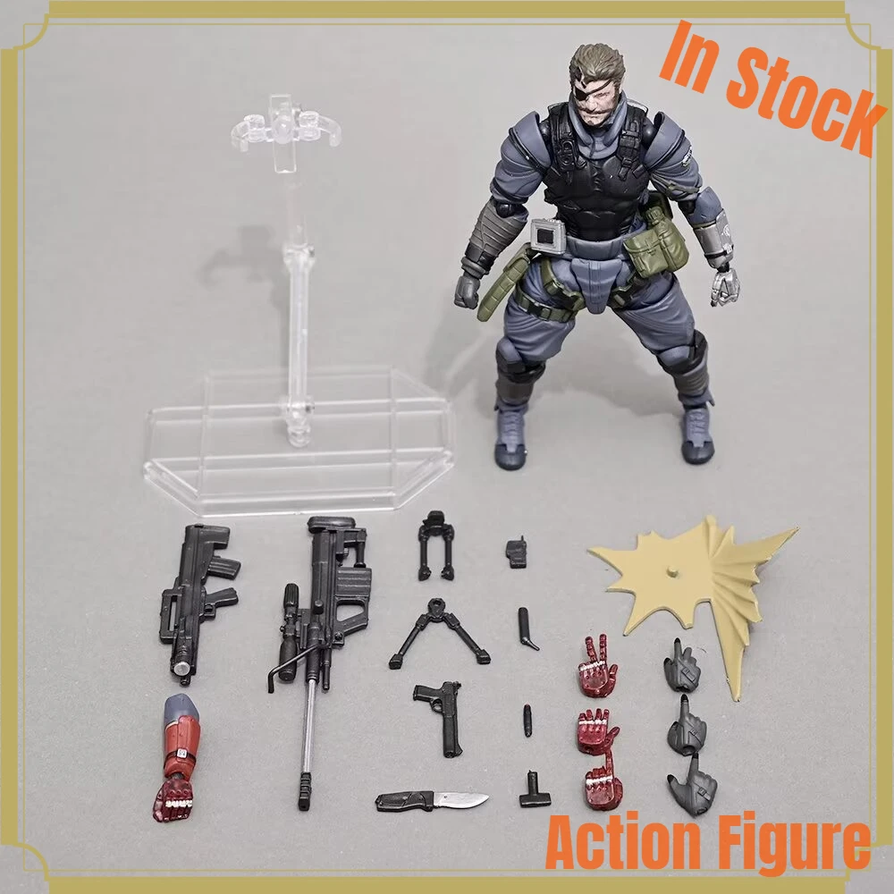 Metal Gear Solid Snake Articulated PVC Action Figure Video Game Character Collectible Model Toy for Display Decoration Gifts