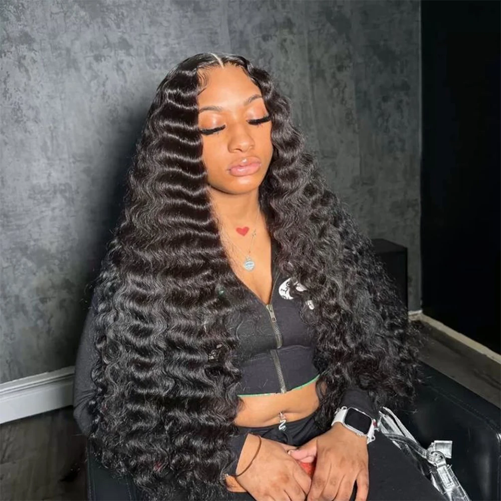 

Transparent 13x4 Pineapple Wave Lace Front Wig Virgin Hair Brazilian Pineapple Wave Lace Front Wigs 150% Density 18-28 inch