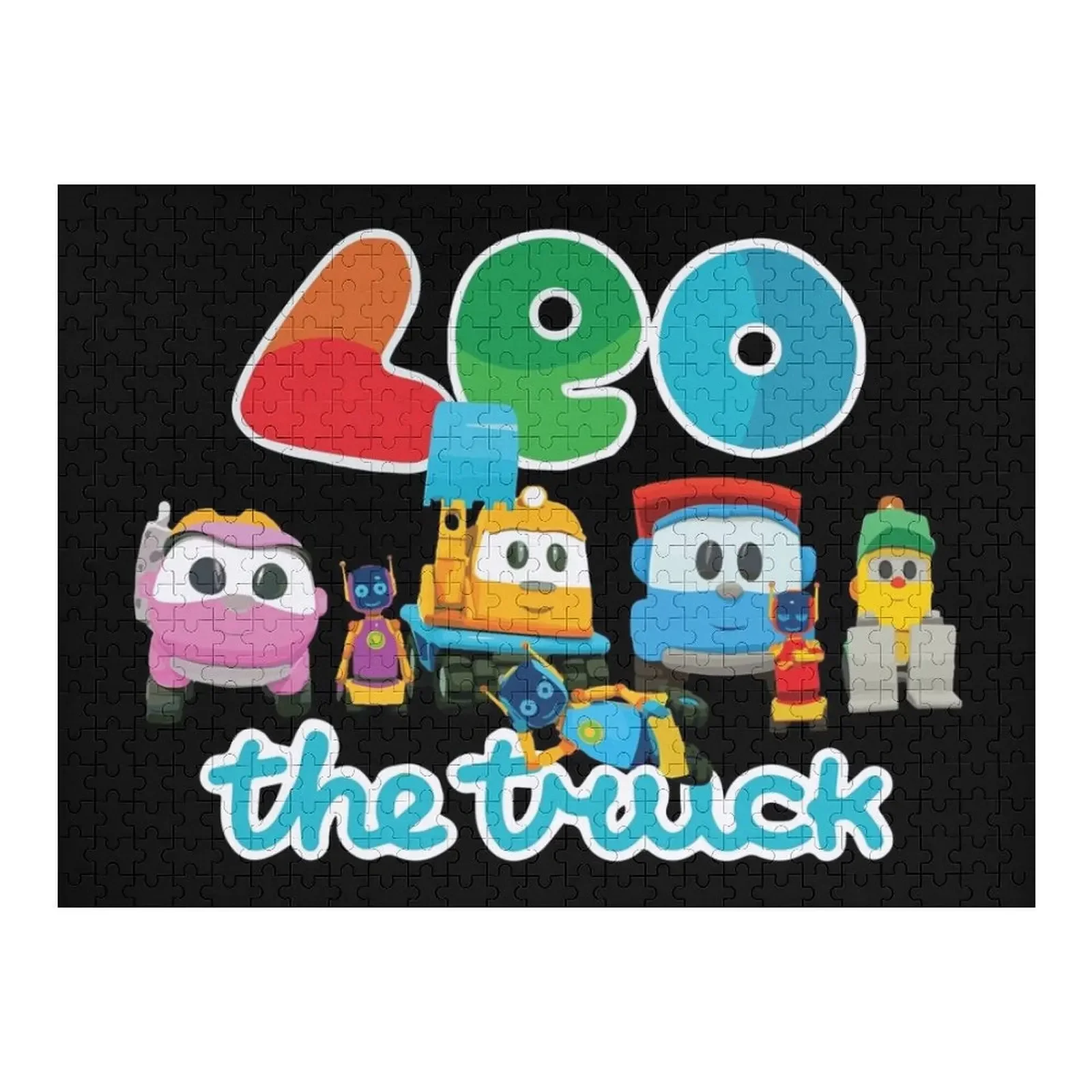 

LEO the truck, LIFTY, SCOPP, ROBOTS & LEA Jigsaw Puzzle Custom Kids Toy Photo Personalized Gifts Custom Wooden Gift Puzzle