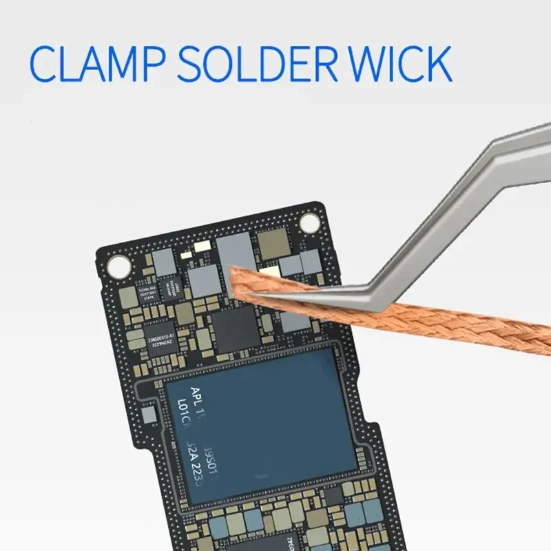 Imagem -05 - Mecânica-pinças Linha Voadora de Alta Precisão Pinça Super Dura para Solda ic Chip Alicates Micro-reparo Aax17 3d