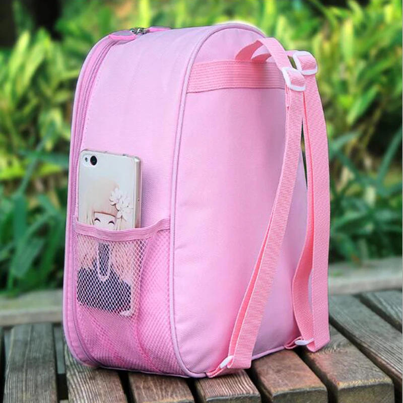 Rose / Pink Ballet Dance Bag Girl Kids Children Book Bag Waterproof School Gymnastics Bag Ballet Backpack Bag