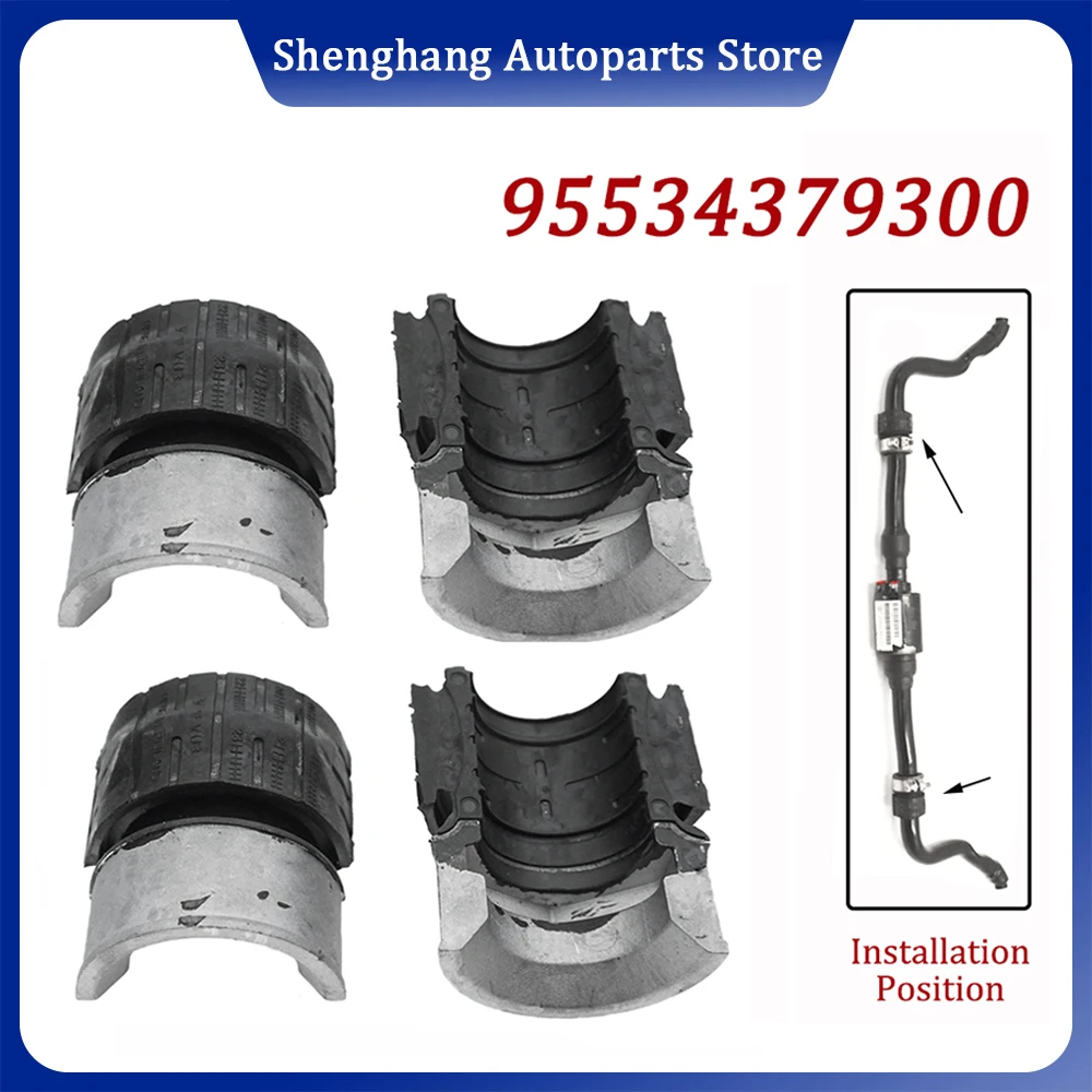 4 SZTUK tulei stabilizatora przedniego do Porsche Cayenne (92A) 2007 2008 2009 2010 2011 2012-2018 955 343 793 00 95534379300 — zdjęcie 3