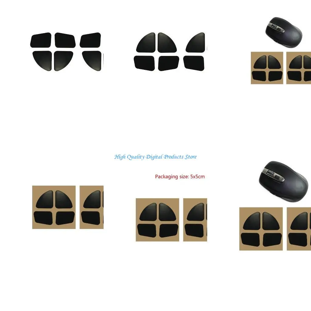 

U2JE прочные мышиные коньки мыши для мыши для мышей для ног для ног M905 Склейка из изогнутых краев мыши Super Light Pads Pac