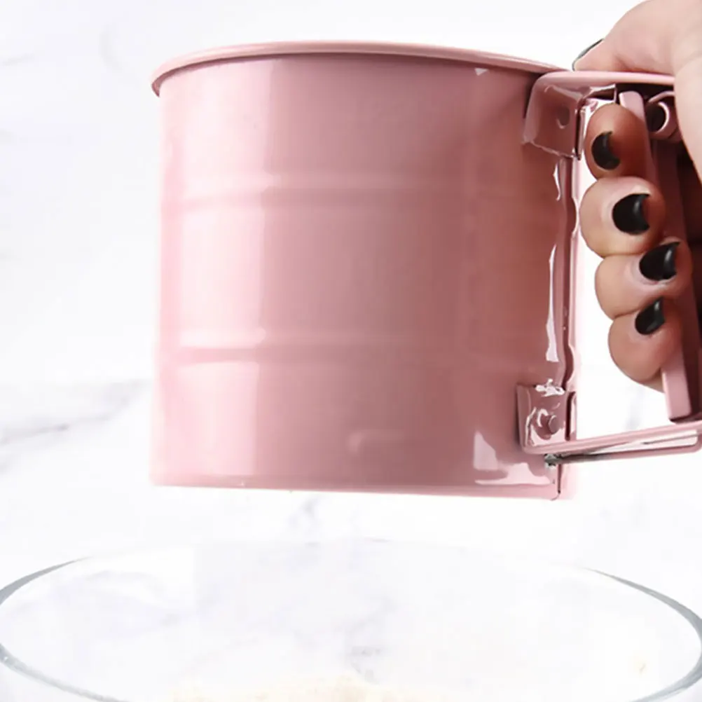 

Handheld Flour Strainer Stainless Steel Baking Mesh Baking Filter Mesh Flour Sifter Filter Powder Straining Kitchen Tools