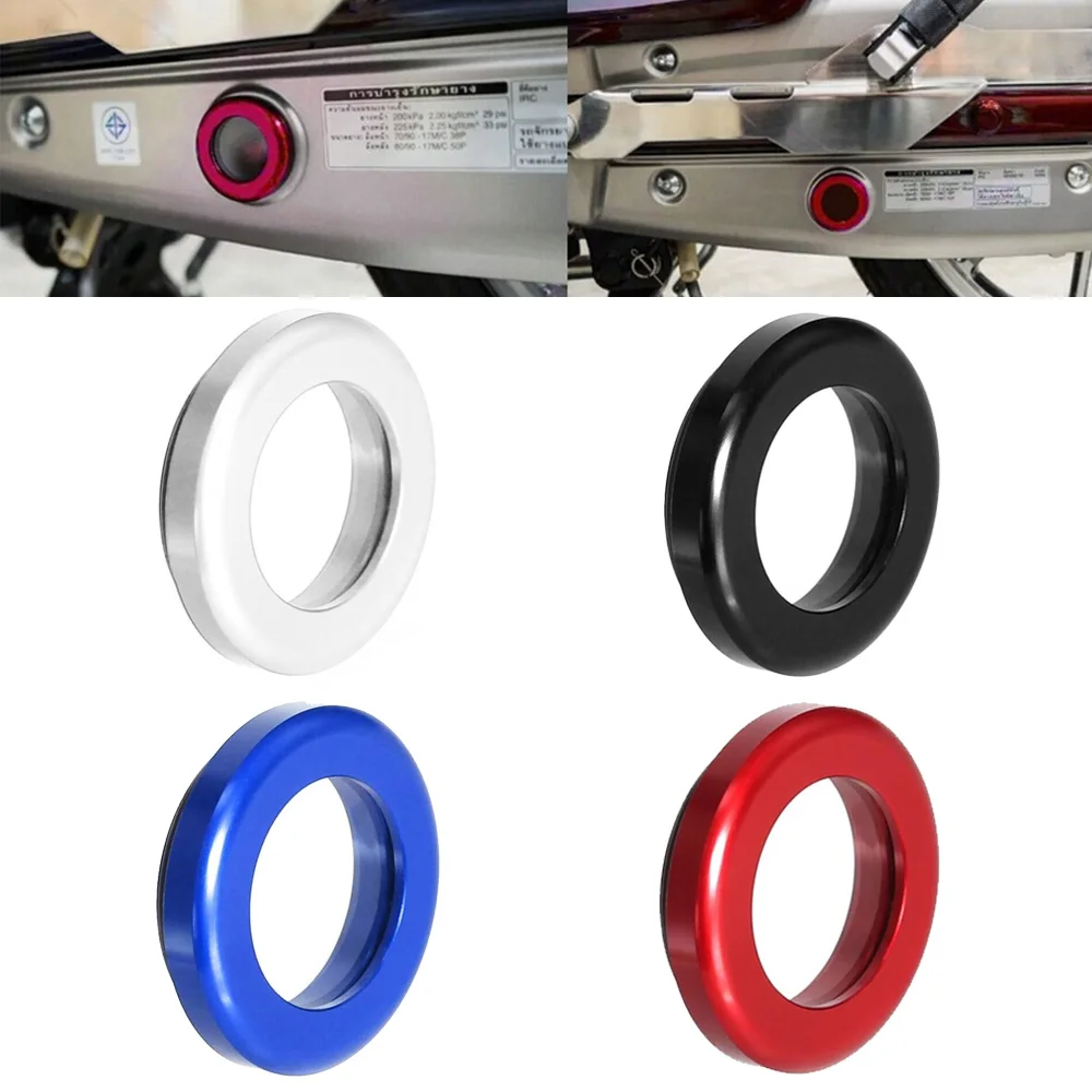 Cubierta de cadena de tapón de aluminio CNC para motocicleta, visibilidad transparente, para Honda Super Cub C125 2019-2024