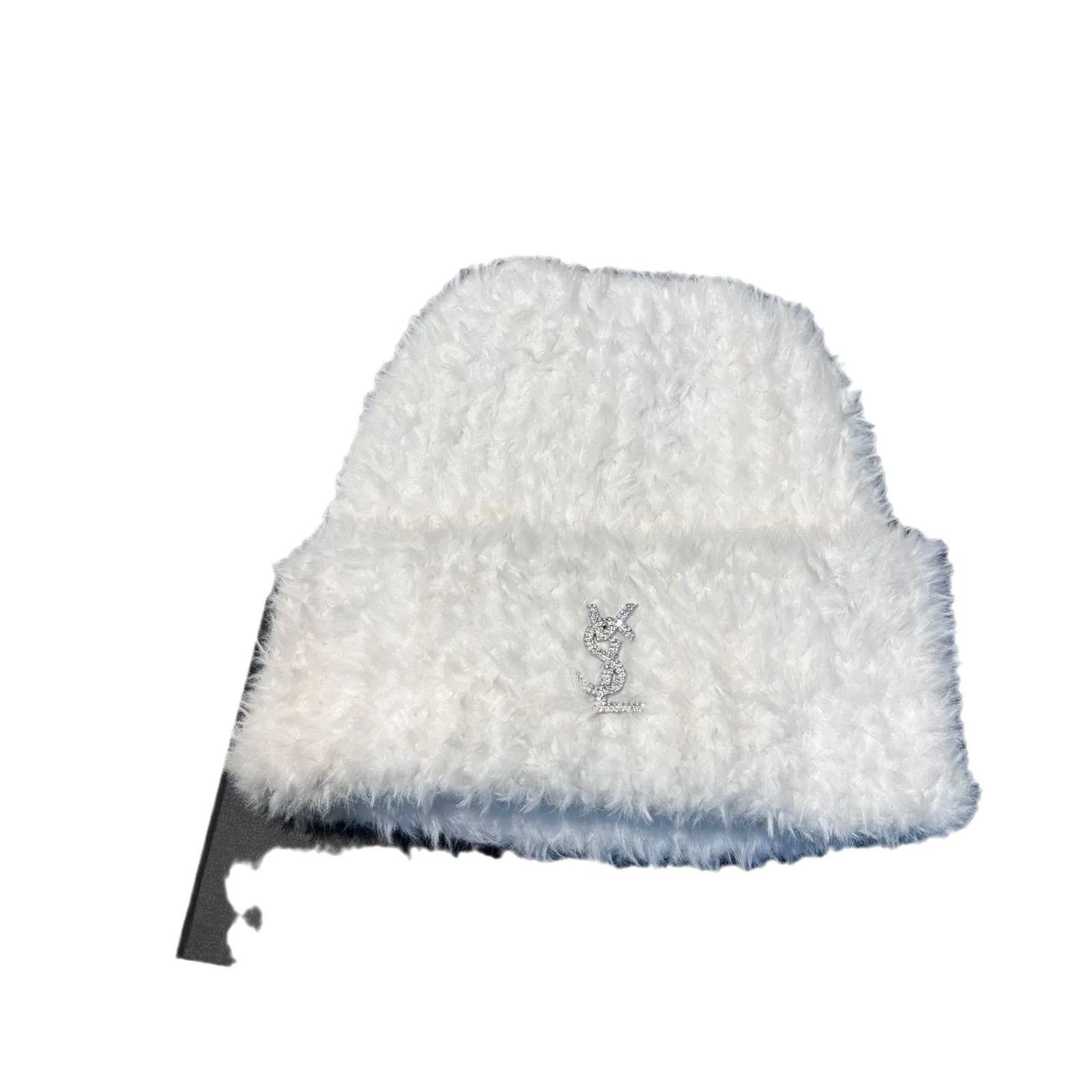 Gorro de punto suave y cálido para mujer, moda para actividades al aire libre, versátil, adelgazante, protección para los oídos, gorro de calavera de invierno, gorros elásticos