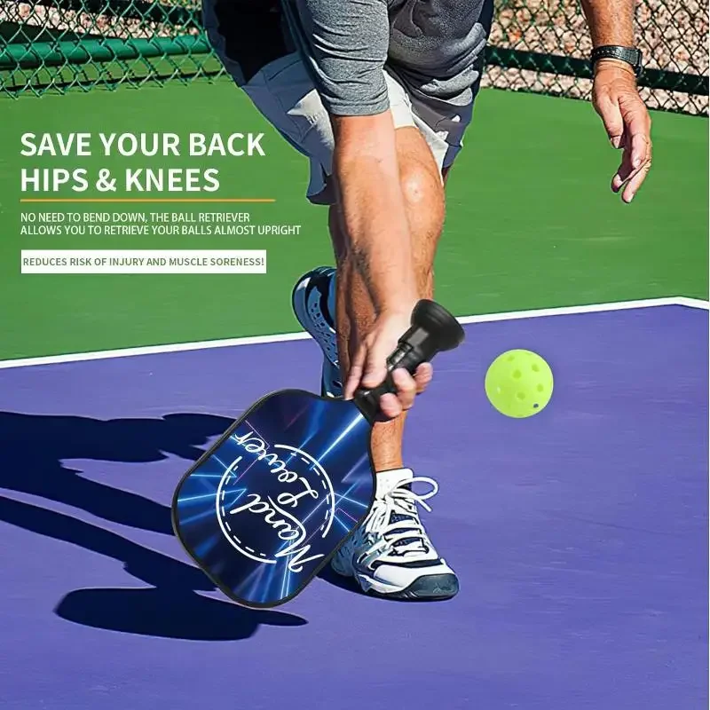 

1/2 шт. устройство для извлечения шариков Pickleball, силиконовый захват для пиклбола, верхняя присоска для пиклбола, универсальная верхняя присоска для пиклбола