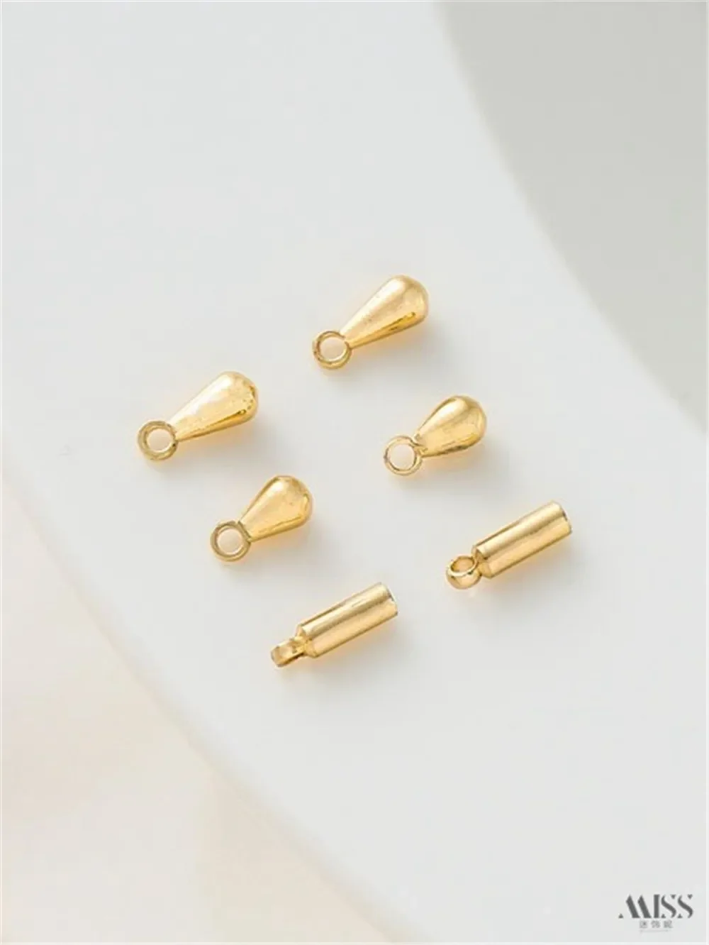 

Copper Plated Charm Pendant 14K Water Drop Pendant Accessories Handmade DIY Bracelet Necklace Earrings String Decoration