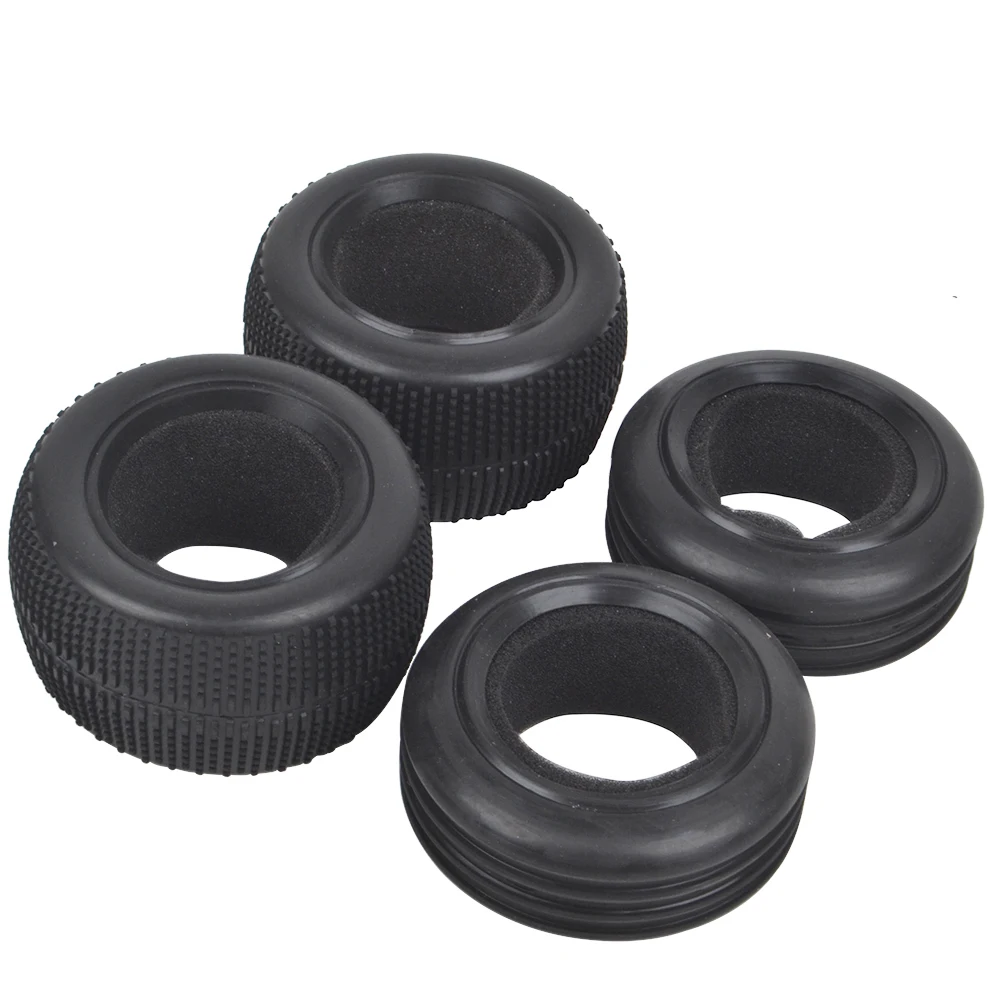 Front Rear Soft Tires for Tamiya DT02/DT01/DF02/DT03/TD2/DN01/Rising Fighter 1/10 2WD Buggy Car