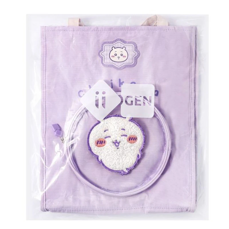 New Hachiware Remedial Bag Hand-Carried Make-Up Class Package Chiikawa Cartoon Student Large Capacity Hand-Carried Storage Bag