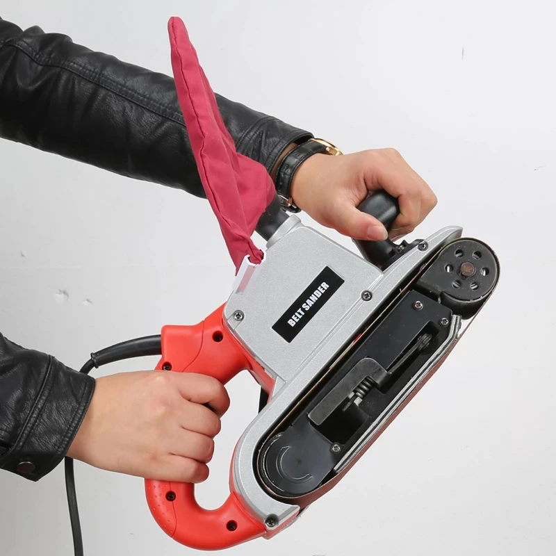 

1380W Belt Sander Portable Polishing Machine Flat Sanding Machine Woodworking Polisher