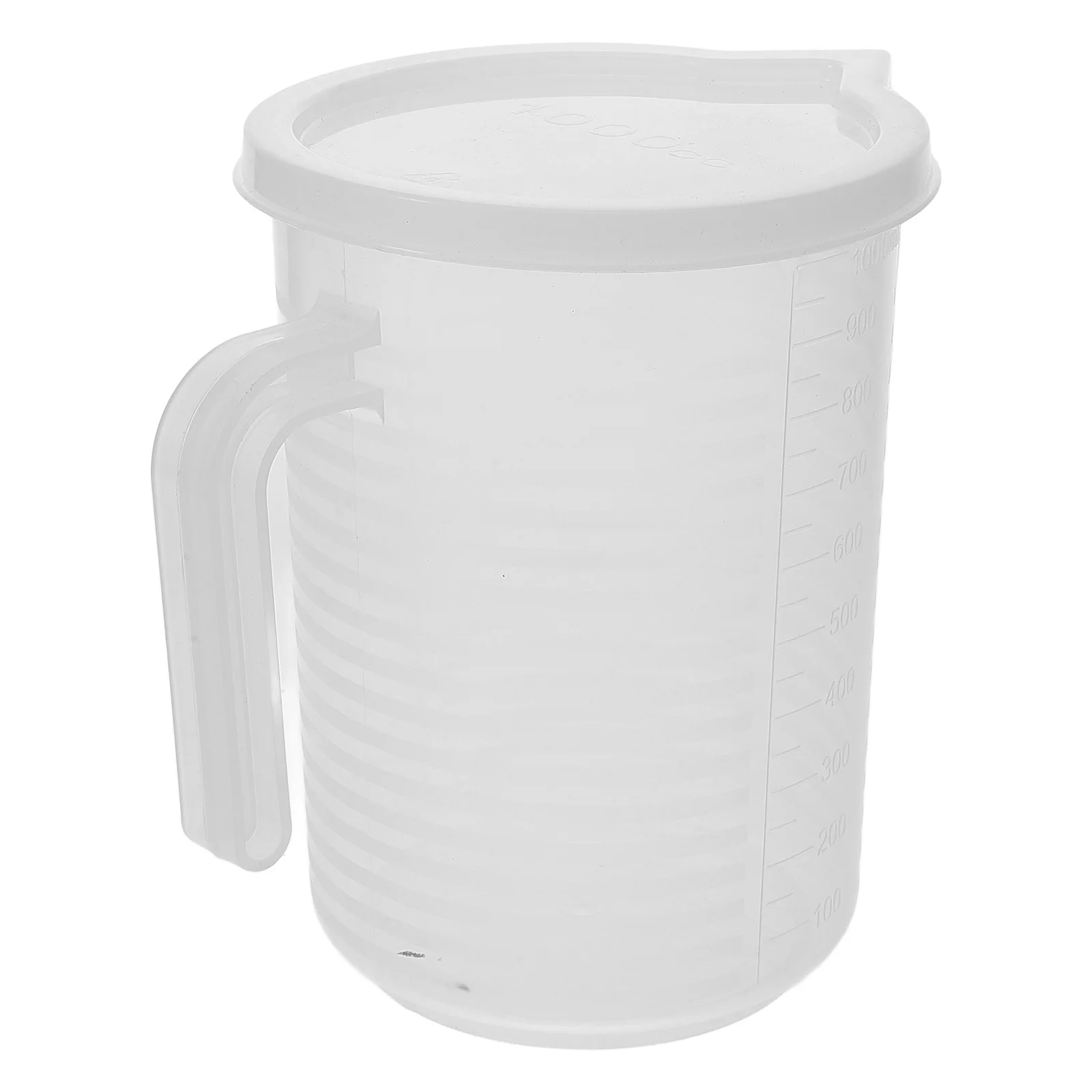 

Large 1000ml Graduated Measuring Cup Transparent Plastic Kitchen Pitcher Travel Milk Soy Juice Storage Portable
