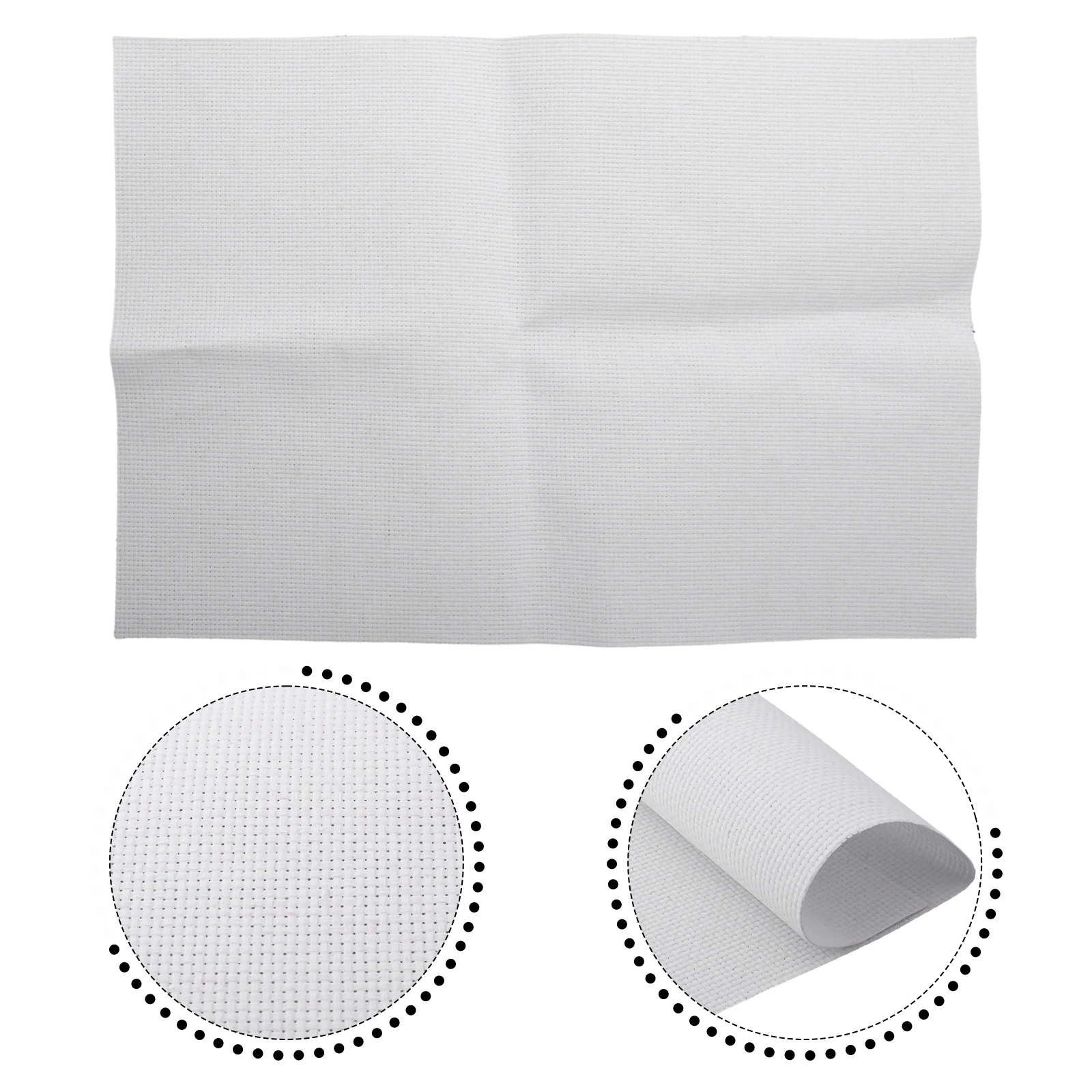 11 Count Cotton For Aida Cloth for Cross Stitch Embroidery Crafters Needing Reliable Grid Accuracy and Natural Fabric Drape