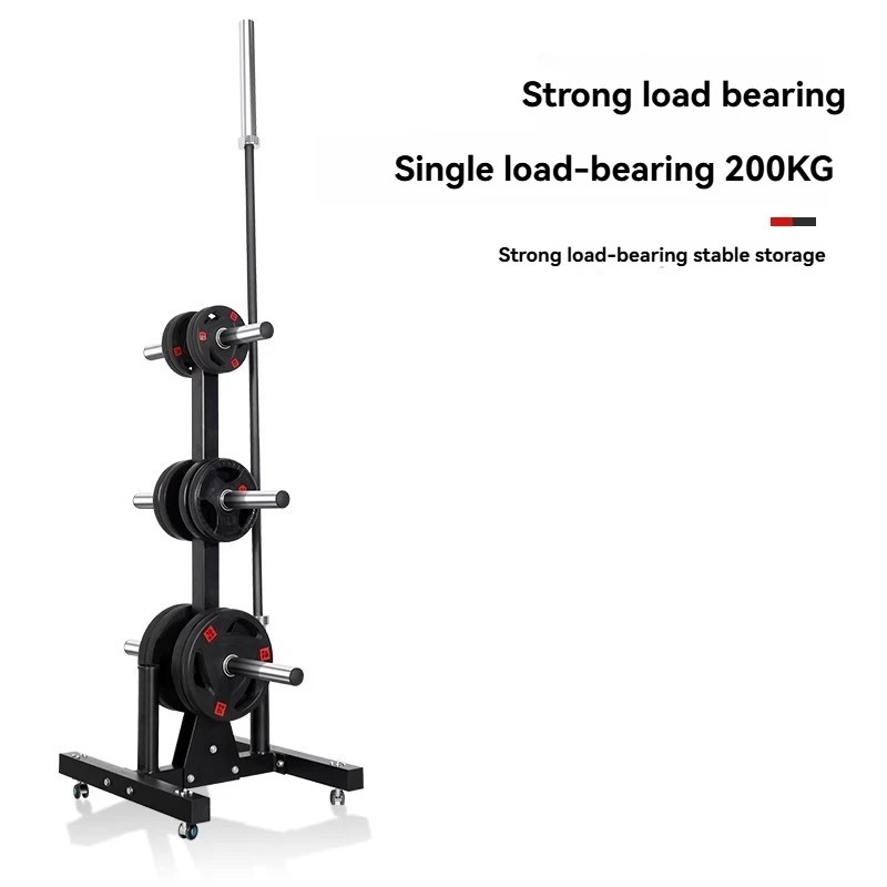 Storage Rack Gym Gadget Rack Dumbbell  Mobile Fitness Weight Piece Storage Rack Car