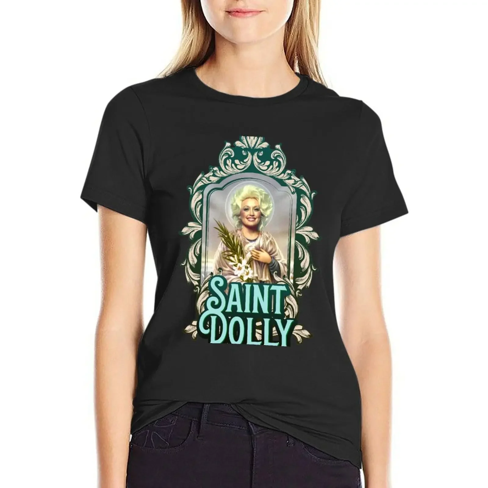 

Saint Dolly Parton 1964 T-Shirt lady clothes customs sweat plain t-shirt dress for Women plus size