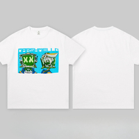 2025 Men's and women's new Marshello Marshello 100 dj Short Sleeve T-shirt Men's ssk vac electric syllables wear outfit