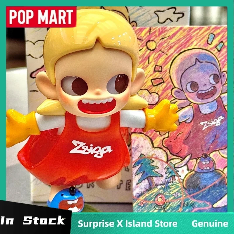 POPMART Zsiga Borderline Drifter série boîte aveugle jouets à la mode Zsiga pvc figurine boîte mystère modèle ornement cadeau