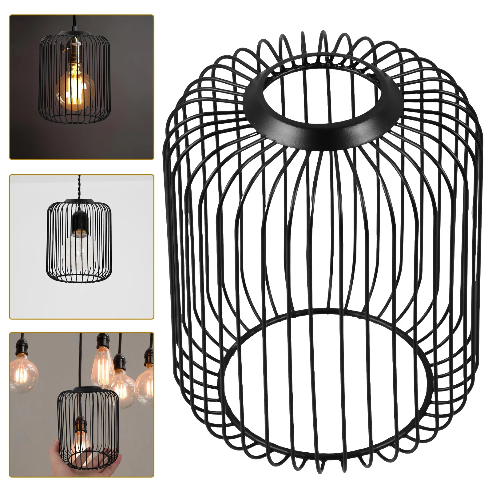 

Hollow Iron Lampshade Replacement Metal Pendant Light Shade for Home Bar Restaurant Decorative Ceiling Lamp Cover