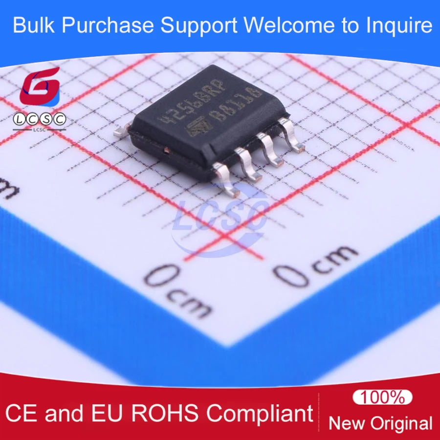 M24256-BRMN6TP 4256BRP 256-Kbit Serial I2C Bus EEPROM 1.8V~5.5V 1MHz SOIC-8 Memory IC Chip 10Pcs/Pack