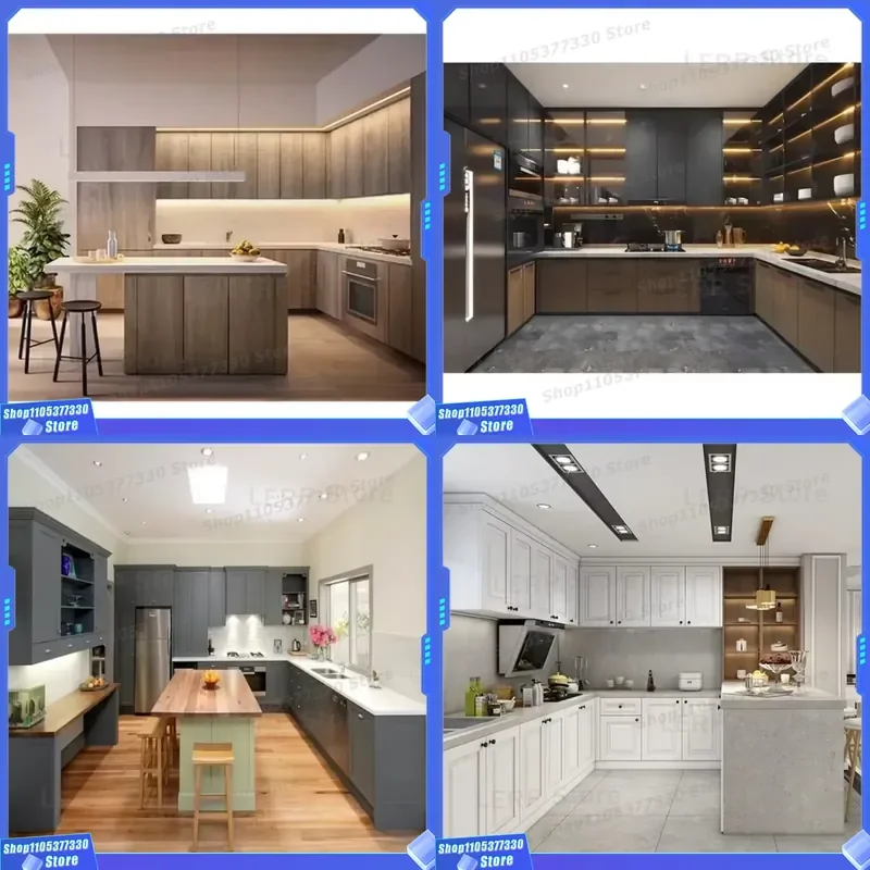 Modern Custom Kitchen Lockers for Small Space Home Furniture Storage Solutions Compact Design Cabinet Organizer Unit Small