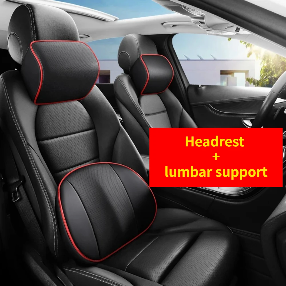 

Подголовник + поясничная поддержка 1 комплект Семейная поездка Essential! Автомобильная поддержка поясницы и шеи