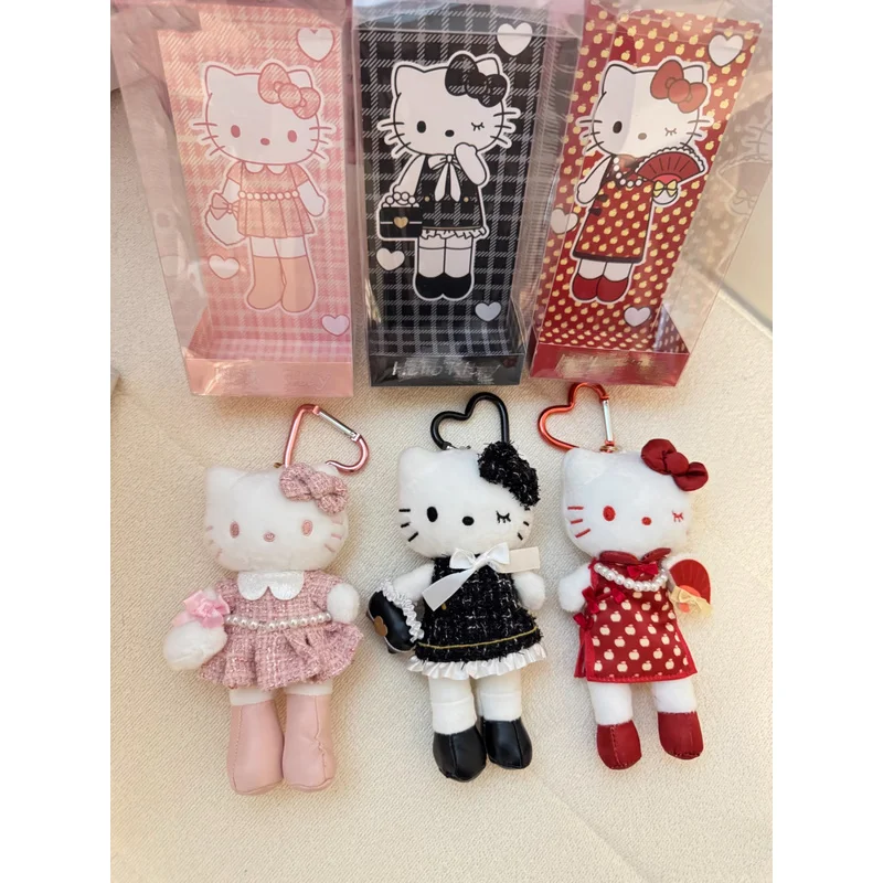 12 سم   شخصية أنيمي   مرحبا كيتي   ألعاب قطيفة طويلة الأرجل   كاواي   قلادة سلسلة المفاتيح دمية   حشوة القطن pp   زخرفة التعبئة والتغليف   هدية