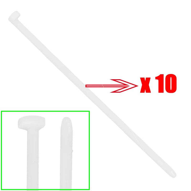 10Pcs Toilet Door Hinge Pivot Pin Replacement 26602 Caravan Motorhome Camper Toilet Door Accessories For Thetford SD3 4 SD5 HP5