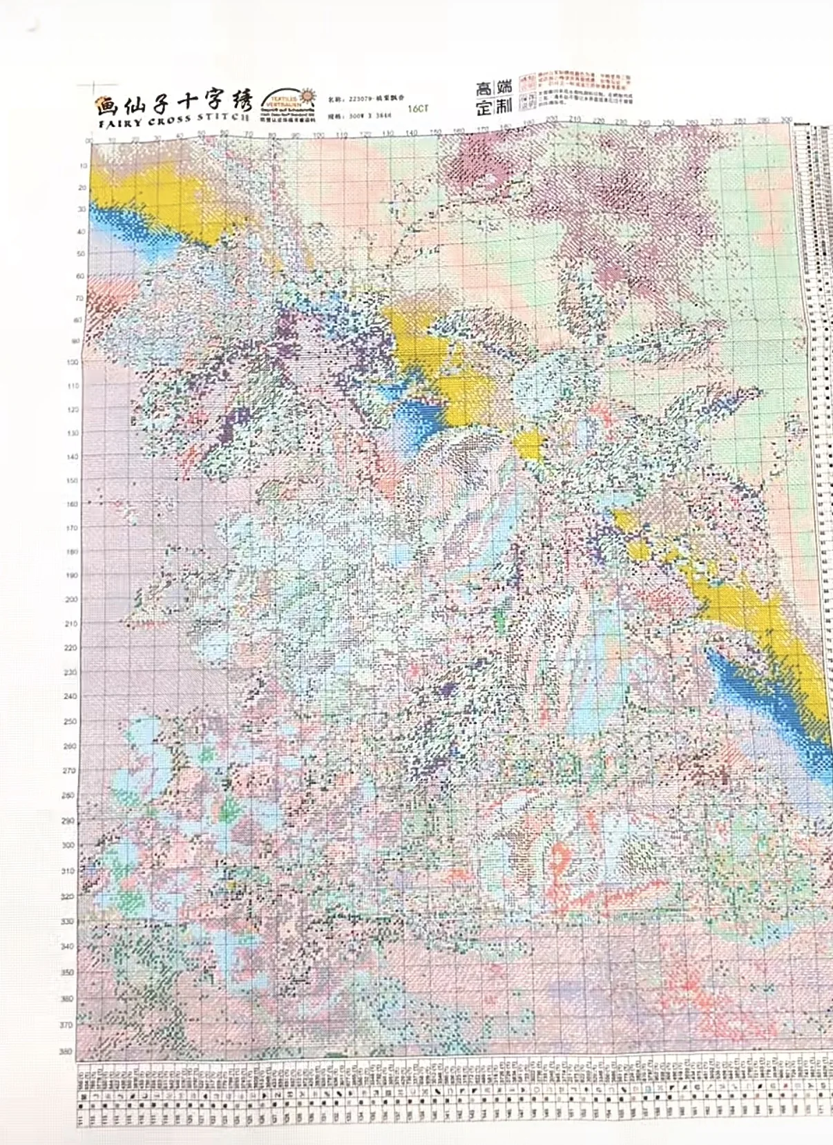 

ZZ3079 - Fruits 14CT 16CT 18CT Stamped Cross Stitch DIY Set Chinese Pattern Kit Needlework Embroidery 177 Colors