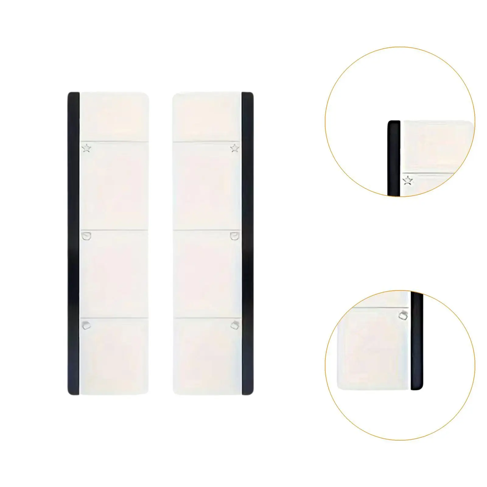 2x Computer Monitor Memo Boards Office Home Workspace Simple Message Pads