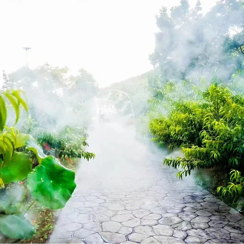 40L/min Mushroom Agricultural Humidifier Machine High Pressure Misting Pump Micro Fog Anti-drip System
