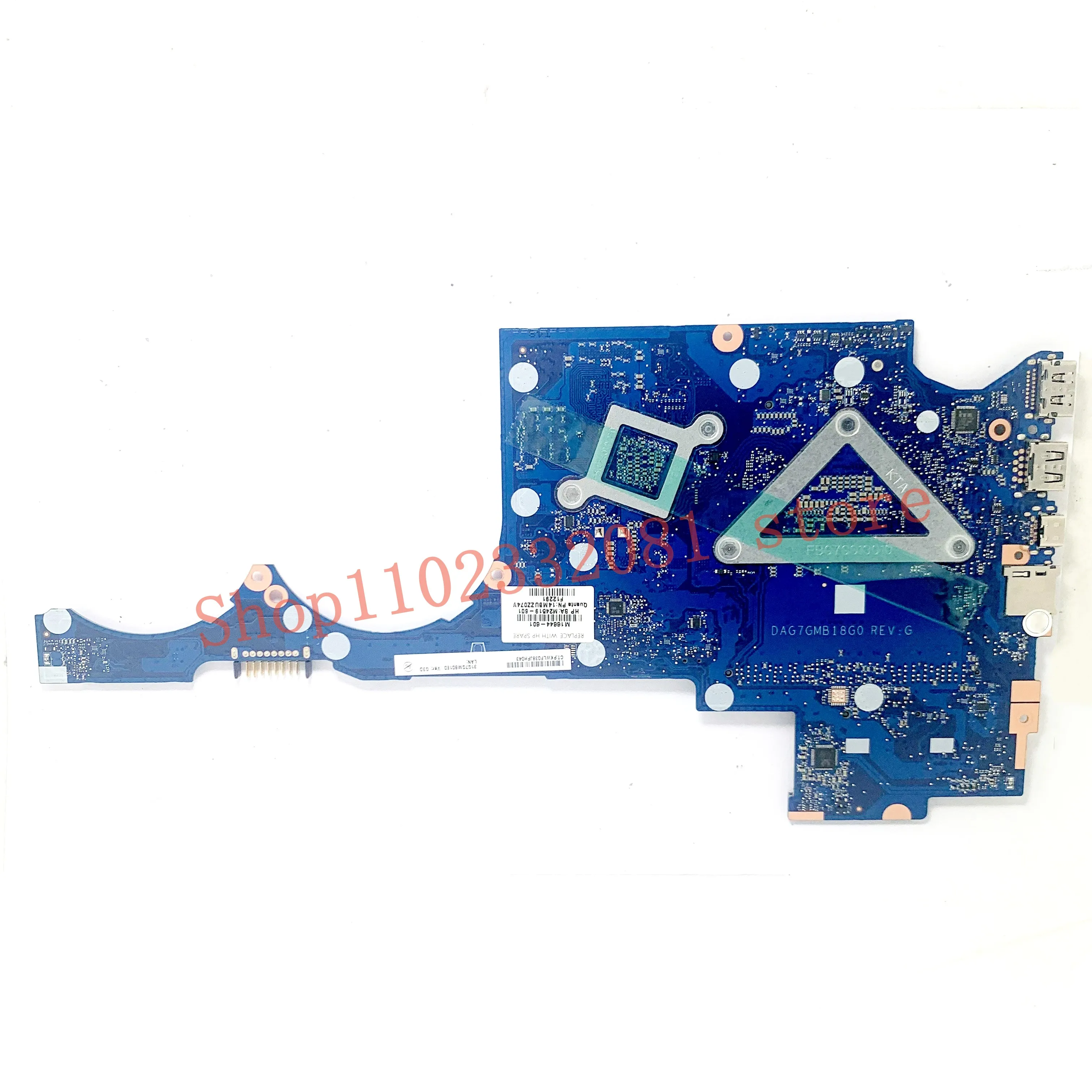 M16644-601 M16644-001 M24519-601 N18S-G5-A1 MX450 Para HP 14-DV Laptop Placa-mãeAG7GMB18G0 W/SRK02 I7-1165G7 CPU 100% Testado