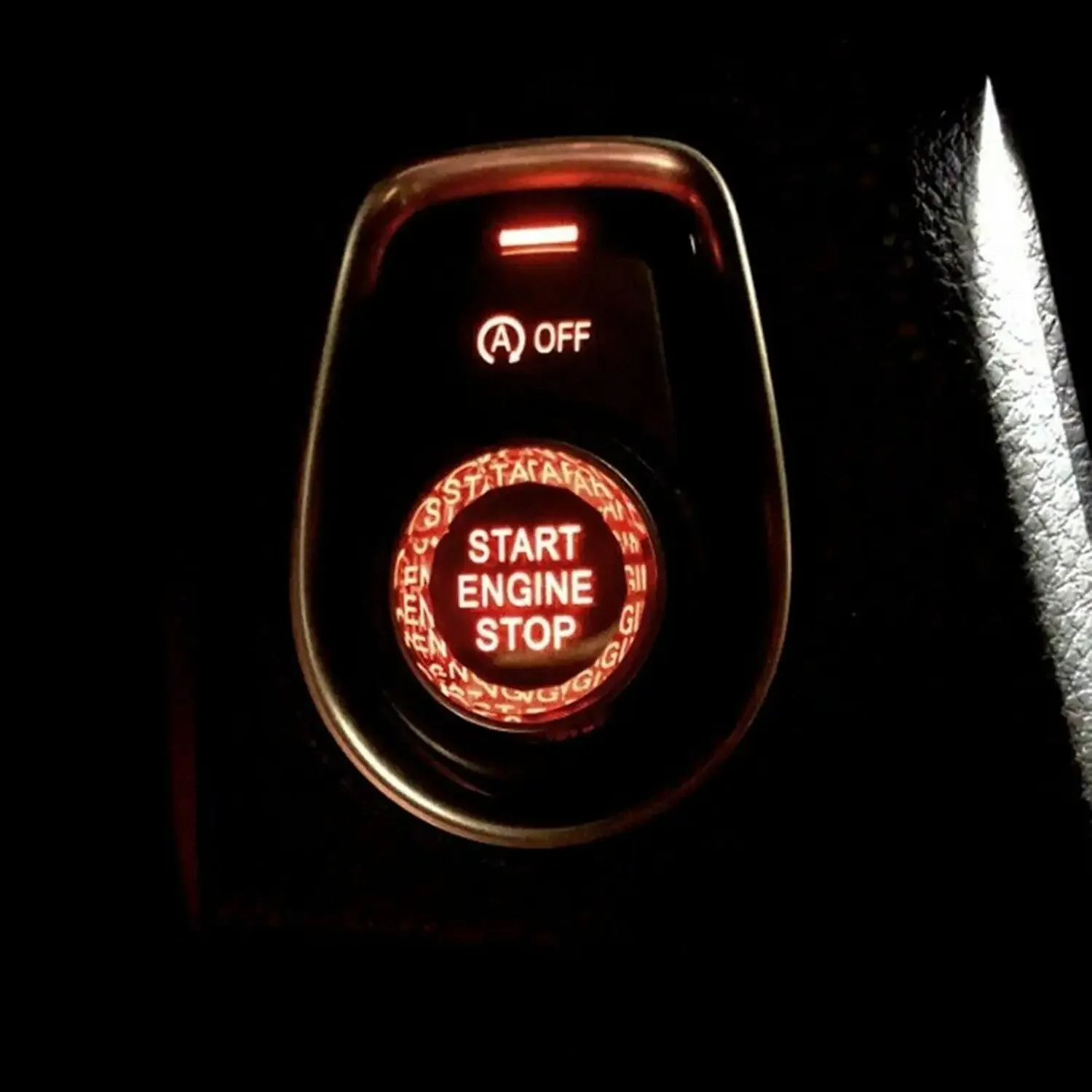 كريستال نمط المحرك بدء إيقاف التبديل زر الإشعال صالح F الهيكل F30 F10 F20 F22 F32 F15 F48