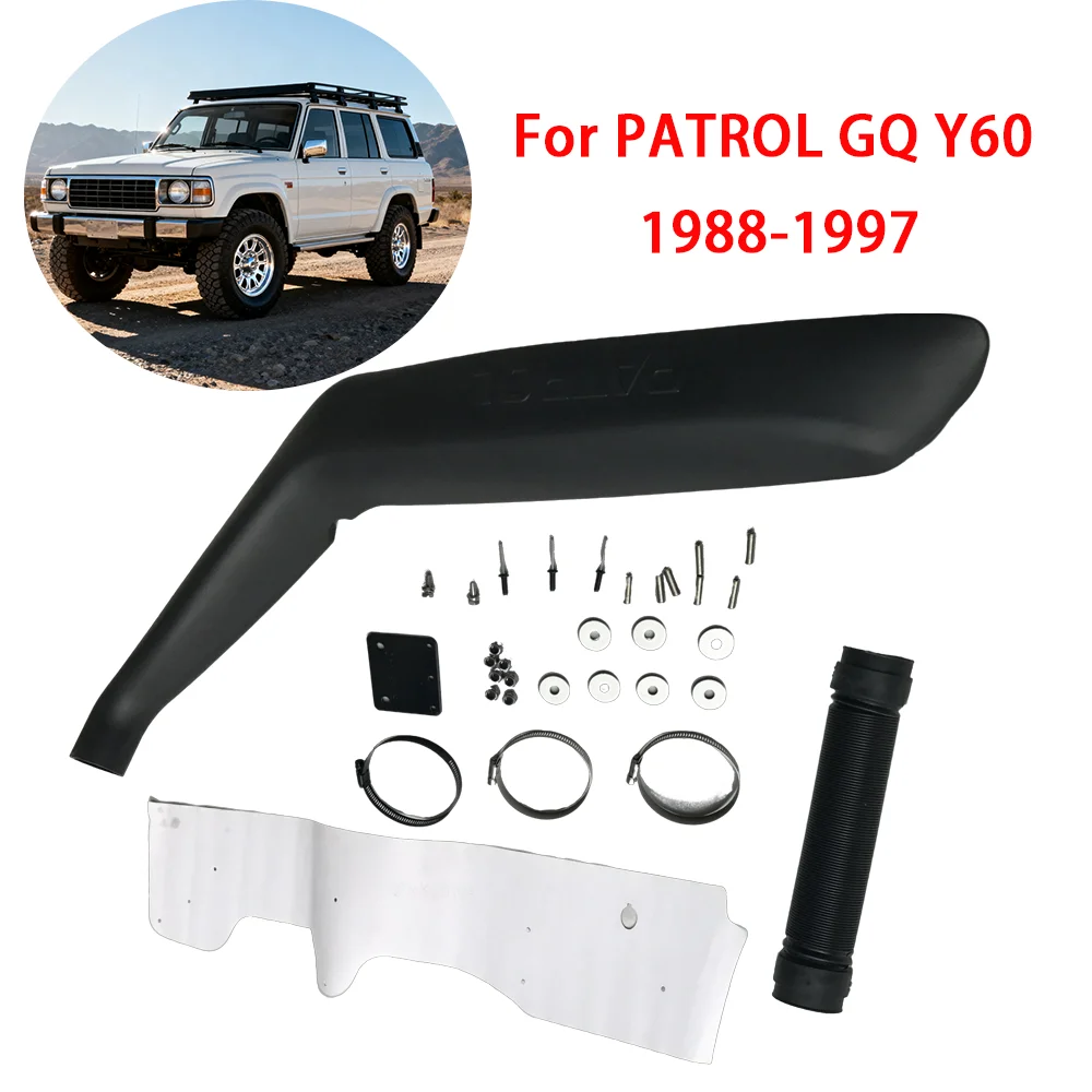 Diesel Snorkel Kit for Nissan Patrol GQ Y60 1988-1997 LLDPE Air Intake for 4x4 Off-Road 5 Doors Wading Accessories