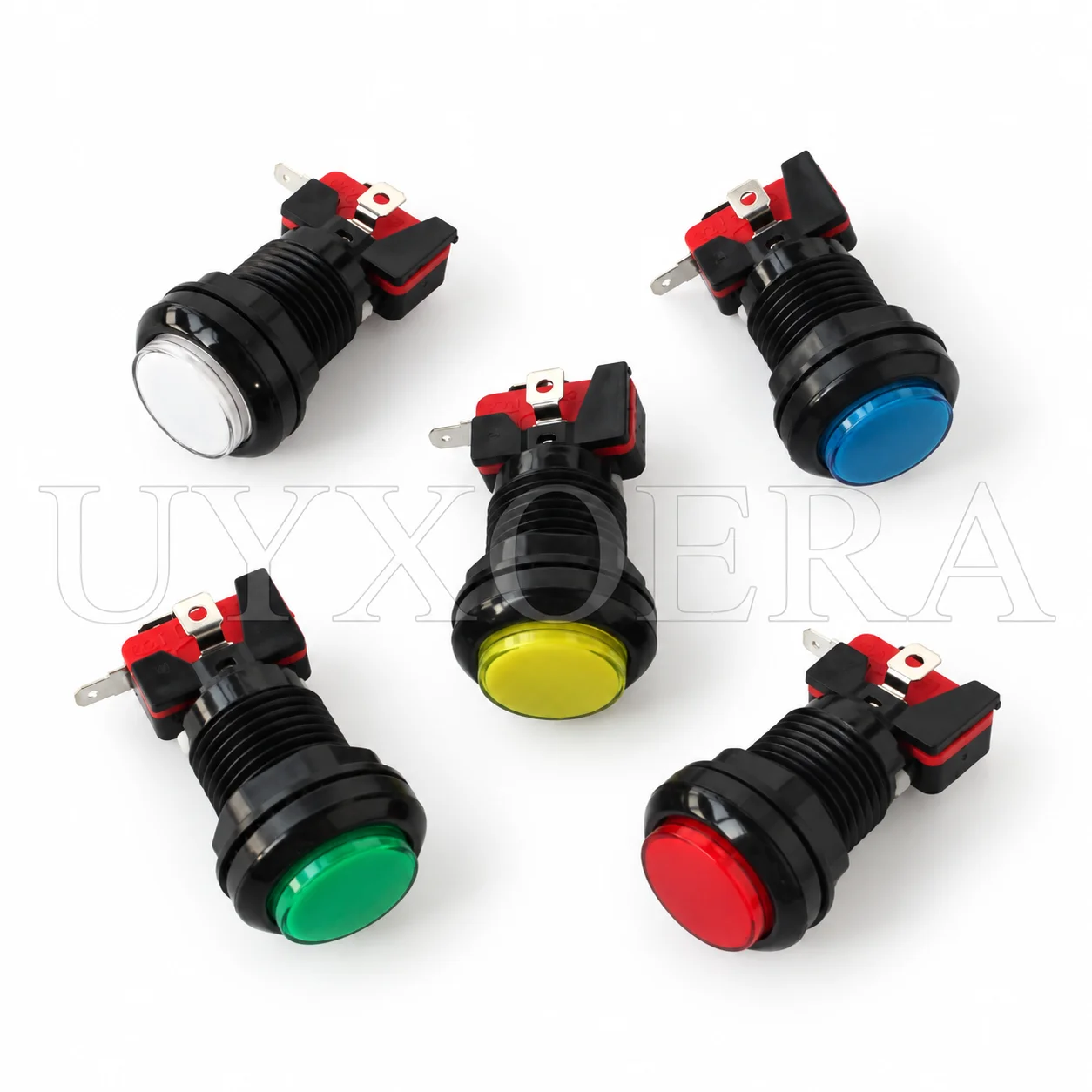 1Pc 30mm 12V LED Arcade Push Button Illuminated Round Microswitch Button for Arcade Game Machine Description: