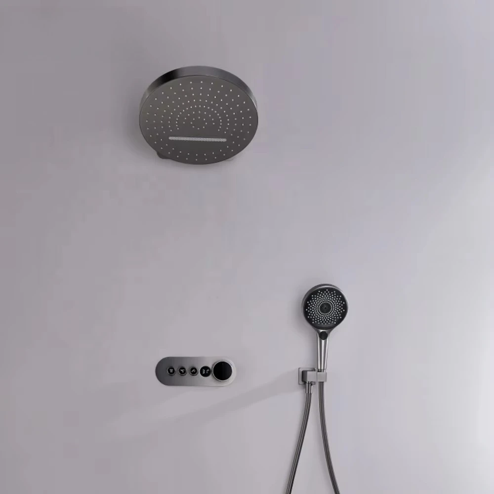 High Quality 304 Stainless Steel Two Functions Shower Head Bath Shower Mixer Set Bathroom Raining Waterfall Shower Set