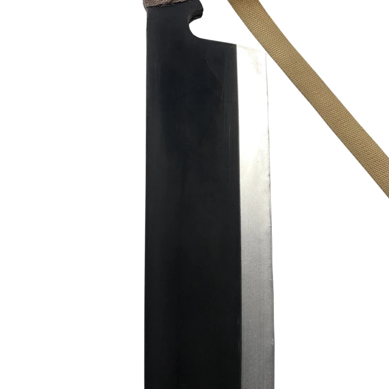 Ninja Katana Samurai Sword, Zanpakutou Kurosaki Knife, Preto Props, Arma Segurança PU, 1:1 Anime, 106cm