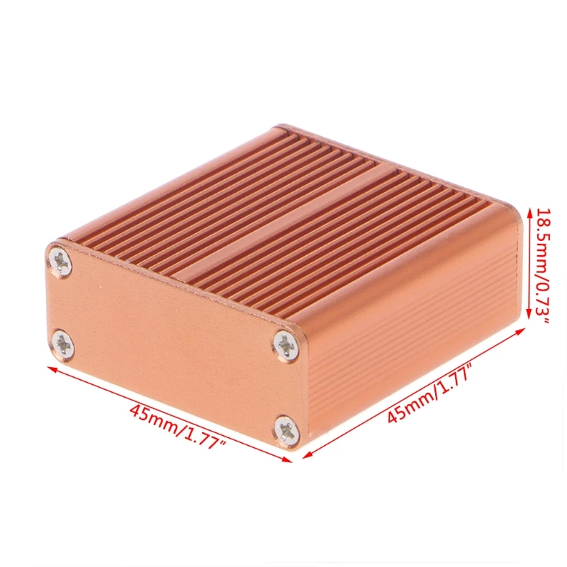 DIY Aluminum for Case Electronic Project PCB Instrument Box 45x45x18.5mm