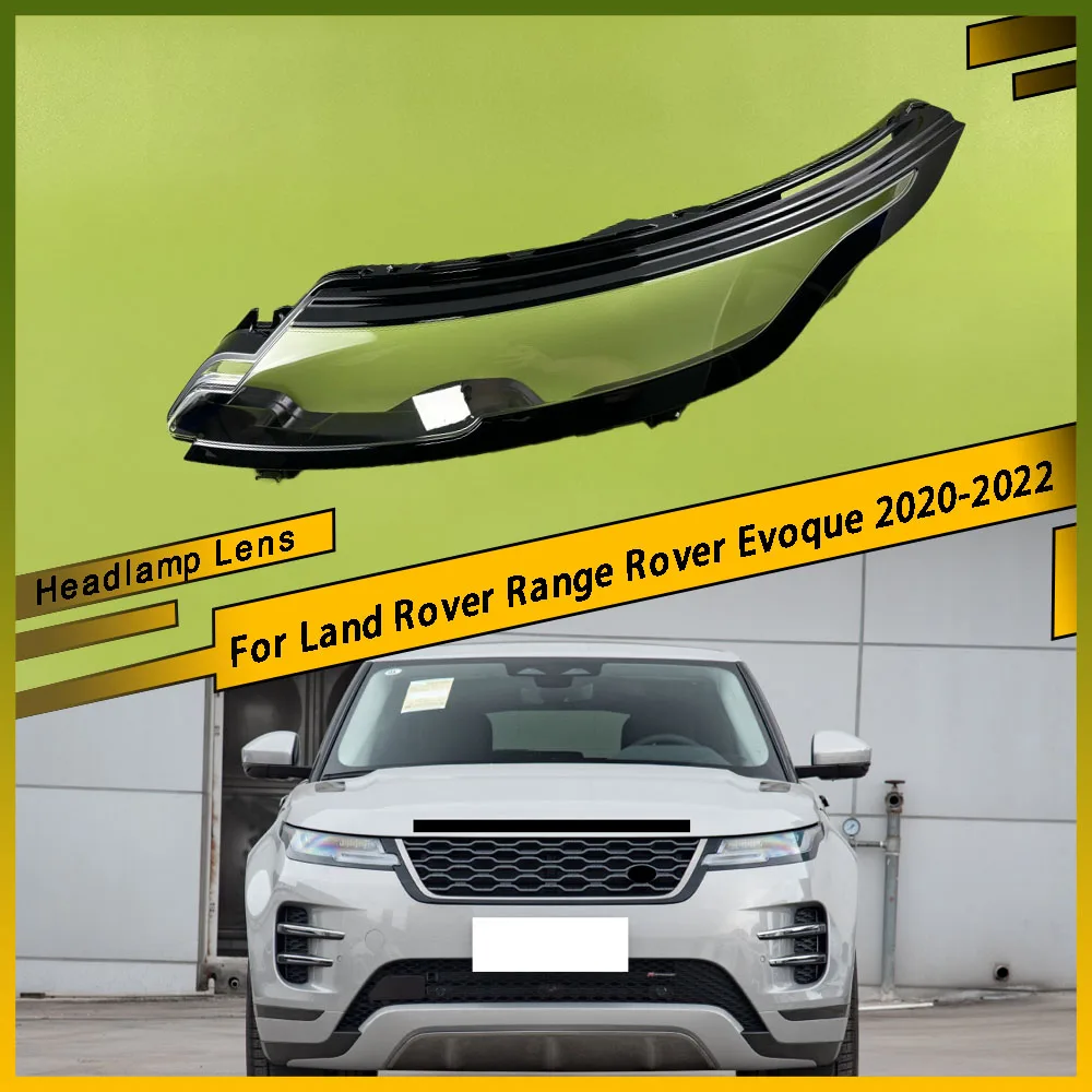 

For Land Rover Range Rover Evoque 2020 2021 2022 Car Left Right Car Front Headlight Cover Transparent Lampshade Headlamp Shell