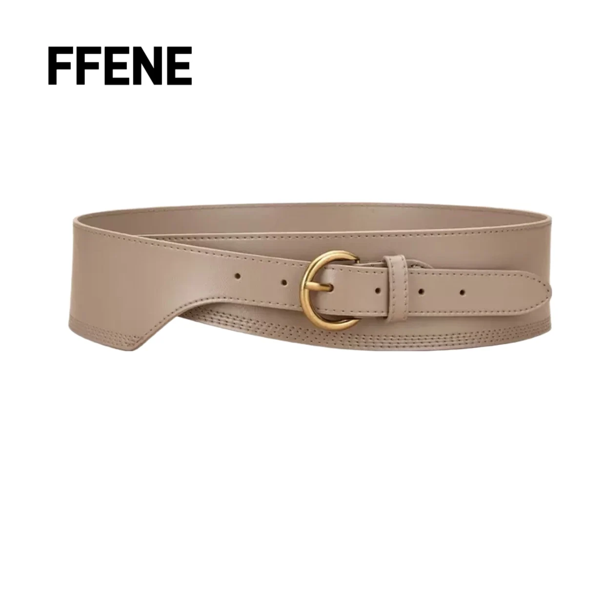 

Retro genuine leather waist belt for women, decorative wide belt with cardigan, trench coat, waist cinching, wide belt for women