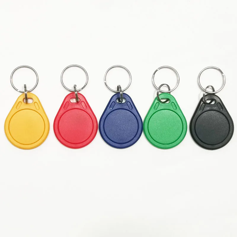 100pcs/Lot 125Khz Proximity RFID EM4305 T5577 Smart Card Read and Rewriteable Token Tag Keyfobs Keychains Access Control