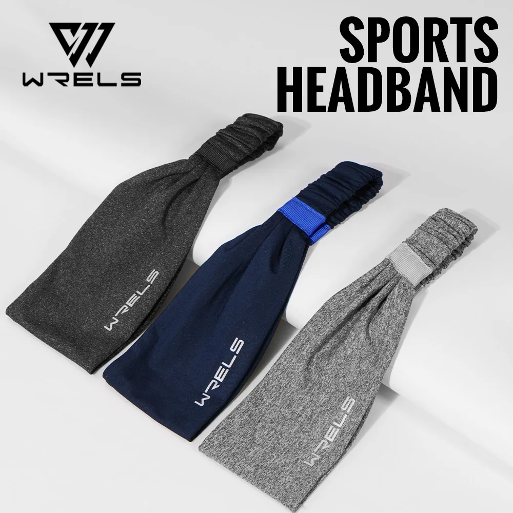 WRELS 1/2/3개입 땀밴드 스포츠 헤드밴드 남녀공용 땀 흡수 운동 헤드밴드 논슬립 탄... - 2